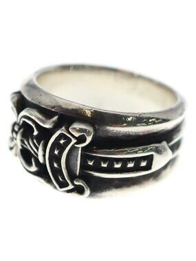 Chrome Hearts Dagger Ring Silver
